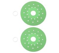 Briny River 2Pcs Roccia Lastra di Rettifica Disco 4 Pollice Diamante Taglio Disco Lama per Sega per il Taglio di Piastrelle di Ceramica Vetro 100x20x1mm Verde