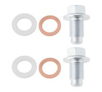 Briny River 2x Bullone Per Tappo Di Scarico Dell'olio Per Auto M12x1,25 90341-12032 Compatibile Con Citroen C1 Compatibile Con Peugeot 107/108 6822.ER