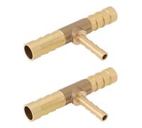 Briny River 2X Raccordo Per Tubo Flessibile Riduttore A 3 Vie A Forma Di T Da 8X4X8 Mm Per Linee Di Collegamento Per Aria Acqua Olio Combustibile