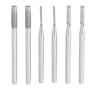 Briny River 30pcs Kit Di Punte Da Trapano Diamantate Da 1/8" A Grana 120 Diametro 1mm 2mm 3mm Punte Da Trapano Diamantate Elettrodeposte Per Rocce Conchiglie Vetro Marino Fori Di Perforazione