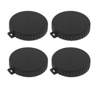 Briny River 4 Pezzi Copriobiettivo Per Fotocamera Custodia Protettiva In Silicone Copertura Antipolvere Tappo Di Protezione Compatibile Con Osmo Action 5pro 4 3 Nero 3,5x3,9x0,7cm