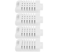 Briny River 4 Pezzi Custodia Per Sensore Di Temperatura E Umidità 60x27mm Compatibile Con AM2301 Bianco