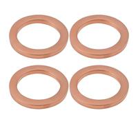 Briny River 4 Pezzi Guarnizione per Vite di Scarico Dell'olio Motore 90430-14M09 Compatibile con Yamaha F25A F25D FT25B