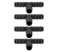 Briny River 4 Pezzi Tee Giunto Per Tubo Flessibile Tubo Flessibile Tubo Flessibile A Forma Di T Tubo Di Plastica Per Irrigazione A Goccia Da Giardino Connettore A Spina Per Sistema A Goccia Da 20mm