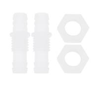 Briny River 4 Set 10-M14-10 10mm Doppio Terminale Tubo Flessibile In Plastica Raccordo Paratia Con Guarnizione Per Diametro Interno 10mm Tubo Flessibile Esagonale Giunto Adattatore