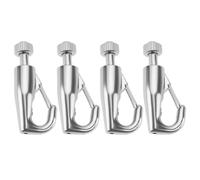 Briny River 4pcs Ganci Autobloccanti Sailor Adatti A Cavi Metallici Da 1,2-2 Mm Per Gallerie Quadri E Cornici