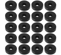 Briny River 50 Pezzi Rondelle Piatte In Gomma EPDM ID 3 Mm OD 10 Mm Di Spessore 2,5 Mm Rondelle In Gomma Per Bulloni Rubinetti Viti Tubo Da Giardino Soffione Doccia Nero
