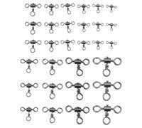 Briny River 50pcs 3 vie attrezzatura da pesca Girelle 1# 2# 3# 4# 5# 6# 1/0# 2/0# 3/0# 4/0# Connettori per lenza da pesca