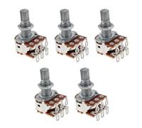 Briny River 5Pcs MN250K M7 Mini Metric Blend Balance Pickups con Middle Lock per Chitarra Elettrica Basso