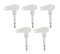 Briny River 5x Chiave Di Accensione Del Trattore 5mm/0.2in Diametro Metallo Vintage Auto Tosaerba Trattori Escavatore Automobile Blocco Accensione Chiave Argento