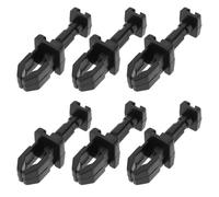 Briny River 6 Pezzi 1/4 Clip Di Chiusura Per Sfiato RV Di Ricambio Compatibile Con Norcold 617772 9x37,5x14,2 Mm Nero