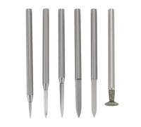 Briny River 6X Set Di Punte Per Intaglio Del Legno Da 1/8 Di Pollice Compatibile Con D-remel Smerigliatrice Rotante Per Incisione Fai Da Te