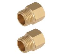 Briny River Adattatore In Ottone Da M12x1 Mm Femmina A 1/4 BSP Maschio Per Collegamento Tubi Dell'acqua Per Apparecchiature Pneumatiche.