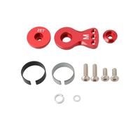 Briny River Braccio Di Sicurezza In Lega Di Alluminio 25T Per Servocomando Per Auto RC Da 1/10 1/8 E 1/12 (rosso)