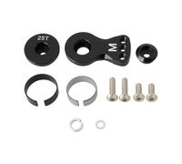 Briny River Braccio Di Sicurezza In Lega Di Alluminio 25T Per Servocomando Per Auto RC Da 1/10 1/8 E 1/12 (nero)