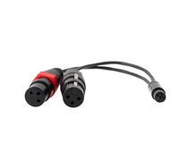 Briny River Cavo Adattatore Mini-XLR 5 Pin TA5F A 2x XLR 3 Pin Compatibile Con Presonus HP2 Amplificatore Per Cuffie