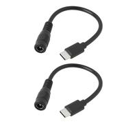 Briny River Cavo adattatore USB di tipo C maschio a DC5521 femmina, compatibile con sistemi Starlink Mini, 0,12 m, 2 pezzi