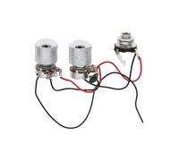 Briny River Chitarra 3 Vie Interruttore Cablaggio A500k B500k 1 Volume 1 Tono Potenziometro Jack per Chitarra Elettrica Circuito Cablaggio