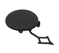 Briny River Copertura per gancio di traino per paraurti posteriore auto, in ABS, ricambio 1612394180, compatibile con Peugeot 2008 2013-2016, nero