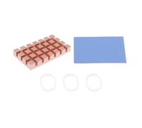 Briny River Dissipatore di calore in rame 32x18x4mm per M.2 2242 NVMe NGFF SSD compatibile con Raspberry Pi 5 AI Module