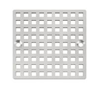 Briny River Griglia Di Scarico Doccia Quadrata Da 4" In Acciaio Inossidabile Spazzolato 304 Per Bagno Pavimento Cucina E Altro Ancora.