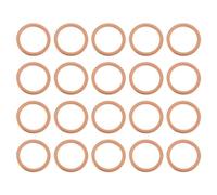 Briny River Guarnizione Tappo Olio In Rame 30 Pezzi 10261060 10261160 Compatibile Con Alfa Compatibile Con Mito 2008-2018 18x14x1,5 Mm