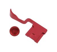 Briny River Impugnatura per pollice con pulsante di scatto concavo, compatibile con fotocamera digitale Fujifilm XT50, XT5, XT4, XT3, XT30, XT2, XT20, XT10, colore: rosso