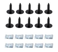 Briny River Set di 20 dadi a U per rivestimento parafango paraspruzzi 90308-SB2-013 90114-SE0-000, compatibili con Honda Accord 1986-1994