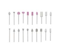 Briny River Set Di 20 Utensili Diamantati Per Incisione Rettifica Taglio E Lucidatura Compatibili Con La Smerigliatrice D-Remel Da 1/8" E Con L'utensile Per Intaglio.