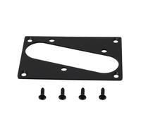 Briny River Telaio di montaggio per pickup per chitarra compatibile con chitarre Telecaster Tele 77 x 50 mm (nero)