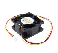 Briny River Ventola di raffreddamento a 3 pin FD126025EB DC12V 0.42A per piccoli switch router di rete telaio server, 60 x 60 x 25 mm