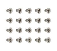 Briny River Viti a testa svasata Phillips M2 x 3 mm Ni-placcate per laptop, PC, elettronica, progetti fai da te, 100 pezzi