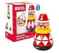 BRIO 30490 Pagliaccio Magnetico impilabile | Giocattoli per Bambini a Partire dai 12 Mesi