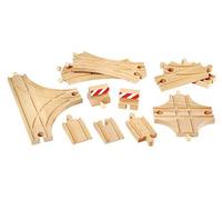 SET BINARI AVANZATO in legno treni BRIO 33307 trenino ADVANTAGE EXPANSION PACK
