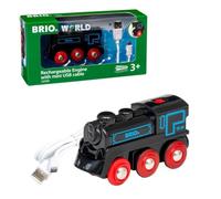 LOCOMOTIVA USB ricaricabile BRIO treno 33599 trenino RECHARGEABLE ENGINE WITH MI