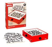 BRIO 34020 Labyrinth con piastre per esercizi, rosso - Il classico dell'abilità svedese in tre diversi livelli di difficoltà - Per bambini dai 6 anni in su
