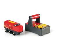 BRIO 7312350332131 Treno Lift and Load 0,3 anno/i Stilo AA Nero Grigio Rosso