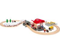 BRIO Bahn 33940 - Deutsche Bahn Ice Set - Accessori per ferrovia BRIO - Consigliato per bambini a partire dai 3 anni - Amazon esclusivo
