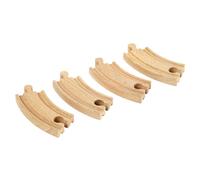 Brio Binari Curvi Corti - Set 4 Pezzi - Espansione per Pista in Legno