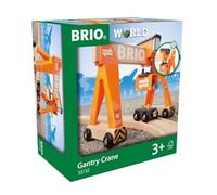 GRU A PONTE in legno treni BRIO trenino 33732 Gantry Crane wooden railway
