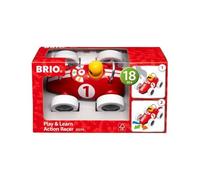 BRIO Macchina da Corsa Gioca e Impara, Gioco per l'Infanzia, Giochi per Bambini, Materiali di Alta Qualità, Età Raccomandata 18+ Mesi