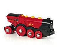 BRIO Mighty Red Action Locomotive 3 anno/i Mini Stilo AAA Nero Rosso 33592