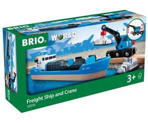 Brio Nave Portacontainer con Gru - 1 pz.