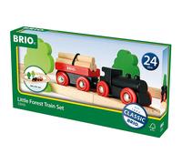 BRIO Piccolo Set Ferrovia della Foresta - Starter Set per Piccoli Avventurieri