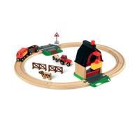 Brio Set Ferrovia Animali - 30 Pezzi - Pista in Legno per Bambini