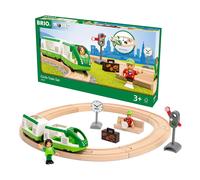 BRIO World - Set Ferrovia Circolare, Set Costruzioni Trenino in Legno da 17 Pezzi, Giocattolo per Bambino e Bambina 3+ Anni