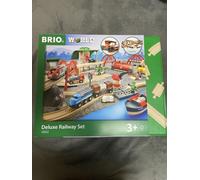 BRIO World 33052 Deluxe Railway Set Treno Completo in Legno Bambini Età 3+