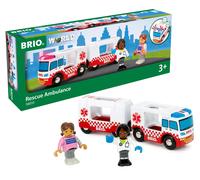 Brio World Ambulanza di Soccorso, Accessori per Set di Trenini per Bambini dai 3
