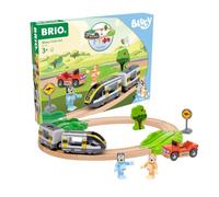 BRIO World - Bluey Set Treno in Legno, 14 Pezzi, 3+ Anni