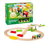 BRIO World - Il mio primo kit avanzato, Set ferrovia in legno +18 anni